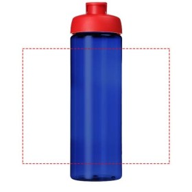Bouteille de sport H2O Active® Eco Vibe de 850 ml avec couvercle à basculeCouleur:Bleu / Rouge