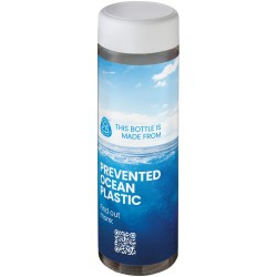 Bouteille d'eau H2O Active® Eco Vibe de 850 ml avec couvercle visséCouleur:Charbon / Blanc