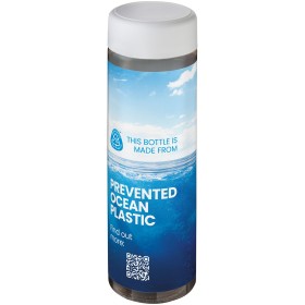 Bouteille d'eau H2O Active® Eco Vibe de 850 ml avec couvercle visséCouleur:Charbon / Blanc