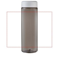 Bouteille d'eau H2O Active® Eco Vibe de 850 ml avec couvercle visséCouleur:Charbon / Blanc