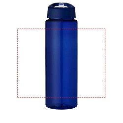 Bouteille de sport H2O Active® Eco Vibe de 850 ml avec couvercle à bec verseurCouleur:Bleu / Bleu
