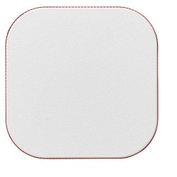 Sous-verre carré Brite-Mat®Couleur:Noir