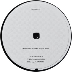 Sous-verre rond Brite-Mat®Couleur:Noir