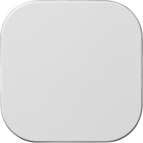 Sous-verre carré Brite-Mat® en pneuCouleur:Noir