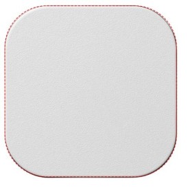 Sous-verre carré Brite-Mat® en pneuCouleur:Noir