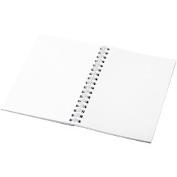 Cahier Desk-Mate® A6 à spirales avec couverture polypropylèneCouleur:Blanc