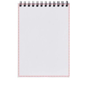 Carnet Desk-Mate® A7 à spiraleCouleur:Blanc / Noir