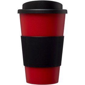 Gobelet Americano® isolant de 350 ml avec gripCouleur:Noir / Rouge