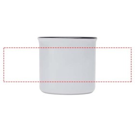 Mug Bari en céramique avec sublimation de 240 mlCouleur:Blanc