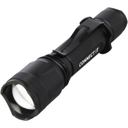 Lampe de poche tactique rechargeable Mears de 5 WCouleur:Noir