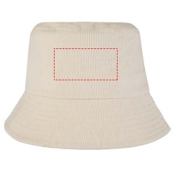 Chapeau de soleil en velours côtelé recyclé HowsonCouleur:Grès