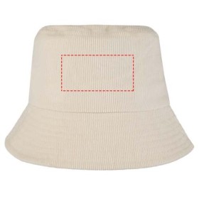 Chapeau de soleil en velours côtelé recyclé HowsonCouleur:Grès