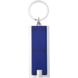 Porte-clés avec lampe LED CastorCouleur:Bleu / Argent