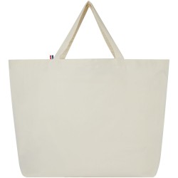 Sac shopping Cannes en tissu recyclé de 200 g/m2 10LCouleur:Naturel