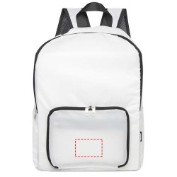 Sac à dos pliable EcoFold de 15 L en RPETCouleur:Blanc