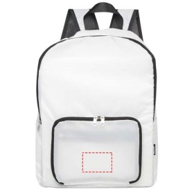 Sac à dos pliable EcoFold de 15 L en RPETCouleur:Blanc