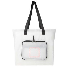 Sac shopping pliable EcoFold de 16 L en RPETCouleur:Blanc
