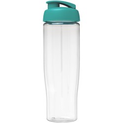 Bouteille de sport H2O Active® Tempo 700ml avec couvercle à clapetCouleur:Translucide / Bleu aqua