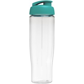 Bouteille de sport H2O Active® Tempo 700ml avec couvercle à clapetCouleur:Translucide / Bleu aqua