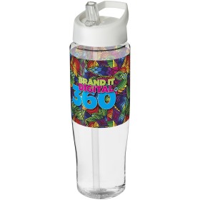 Bouteille de sport H2O Active® Tempo 700mlCouleur:Translucide / Blanc