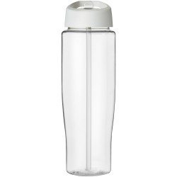 Bouteille de sport H2O Active® Tempo 700mlCouleur:Translucide / Blanc