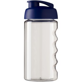 Bouteille de sport H2O Active® Bop 500ml avec couvercle à clapetCouleur:Translucide / Bleu