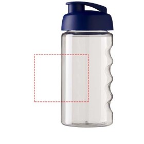 Bouteille de sport H2O Active® Bop 500ml avec couvercle à clapetCouleur:Translucide / Bleu