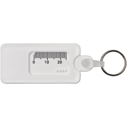 Porte-clés Kym recyclé vérificateur de structures de pneuCouleur:Blanc