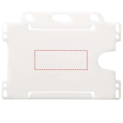 Porte-cartes Vega en plastique recycléCouleur:Givré