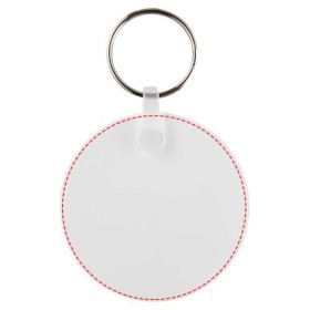 Porte-clés recyclé Tait circulaireCouleur:Blanc