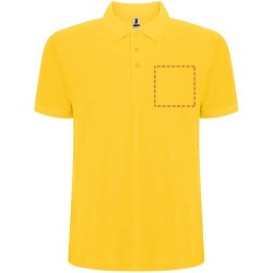 Polo Pegaso Premium à manches courtes pour hommeCouleur:Jaune