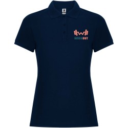 Polo Pegaso Premium à manches courtes pour femmeCouleur:Bleu marine