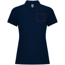 Polo Pegaso Premium à manches courtes pour femmeCouleur:Bleu marine