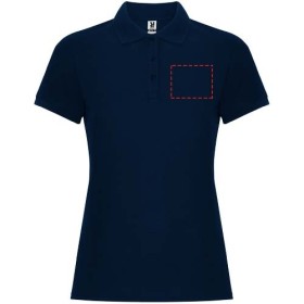 Polo Pegaso Premium à manches courtes pour femmeCouleur:Bleu marine