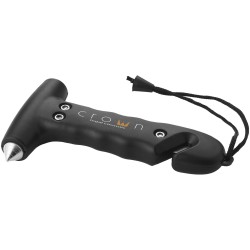 Marteau brise-vitre PitlaneCouleur:Noir