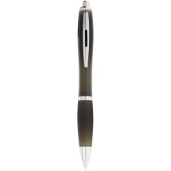 Stylo à bille Nash avec grip noirCouleur:Noir