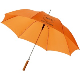 Parapluie 23" à ouverture automatique avec poignée en bois LisaCouleur:Orange