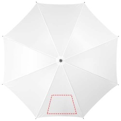 Parapluie 23" avec poignée et mât en bois JovaCouleur:Blanc