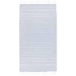 Serviette de hammam Anna en coton 150 g/m² 100 x 180 cmCouleur:Bleu clair