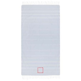Serviette de hammam Anna en coton 150 g/m² 100 x 180 cmCouleur:Bleu clair