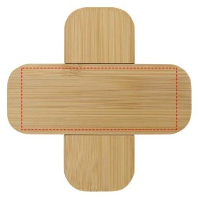 Dessous de plat Croc en bambou - petit formatCouleur:Naturel