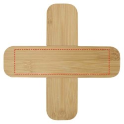 Dessous de plat Croc en bambou - grand formatCouleur:Naturel