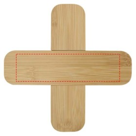Dessous de plat Croc en bambou - grand formatCouleur:Naturel