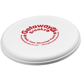 Frisbee en plastique recyclé OrbitCouleur:Blanc