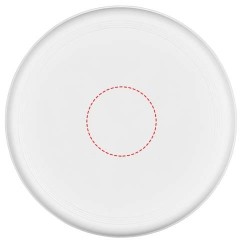 Frisbee en plastique recyclé OrbitCouleur:Blanc