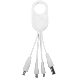 Câble USB multi ports type C 4 en 1 TroupCouleur:Blanc