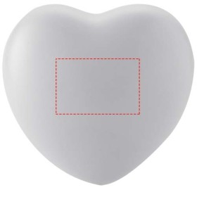 Coeur mousse anti-stressCouleur:Blanc