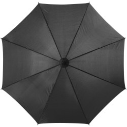 Parapluie 23" à ouverture automatique, poignée et mât en boisCouleur:Noir