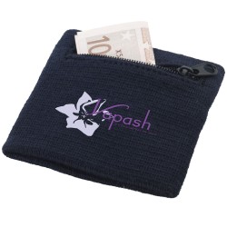 Poignet éponge avec zipperCouleur:Marine