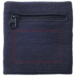 Poignet éponge avec zipperCouleur:Marine